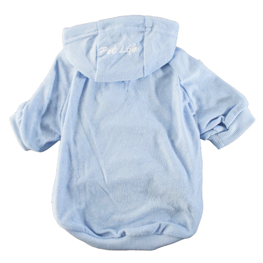 Dog Sweater French Terry Hooded Quick-Drying 0.2 Lbs Pet Life 🐕