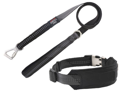 Geo-prene 2-in-1 Reflective Padded Dog Leash Set for Pets