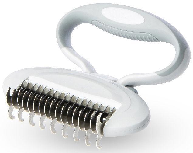 Pet Life ® 'Gyrater' Swivel Travel Grooming Dematting Pet Comb