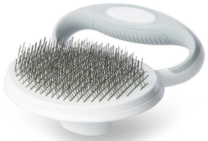 Gyrater Travel Self-Cleaning Swivel Grooming Brush for Dogs