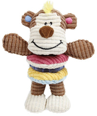 Pet Life ® 'Hugga-Bear' Plush Squeaking and Rubber Teething