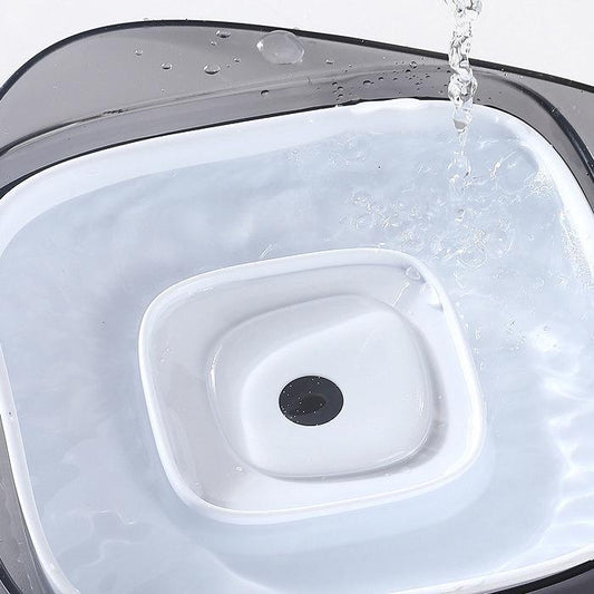 Pet Life ® 'Hydritate' Anti-Puddle Cat and Dog Drinking Water Bowl