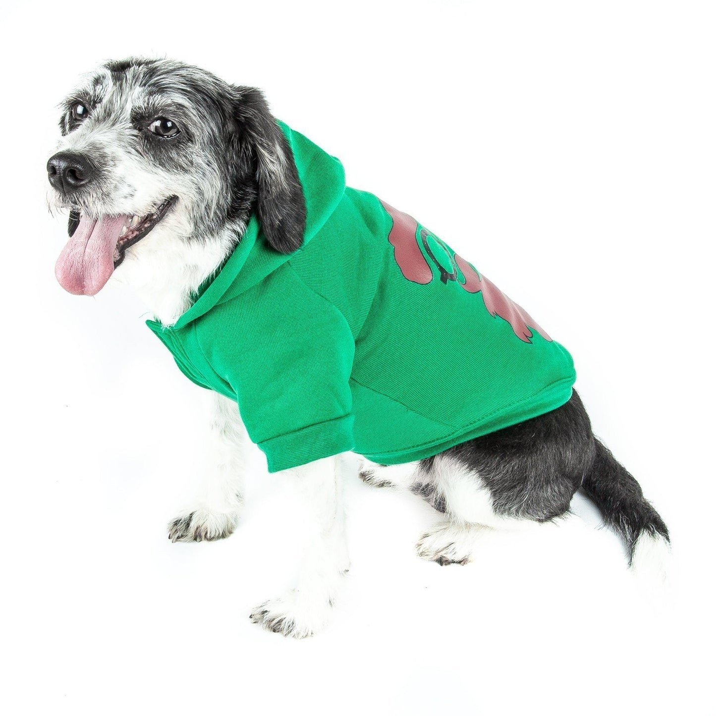 Pet Life ® LED Lighting 'Cool Santa Shades' Hooded Dog Costume Sweater w/ Included Batteries