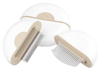 Pet Life ® 'LYNX' 2-in-1 Travel Connecting Grooming Pet Comb