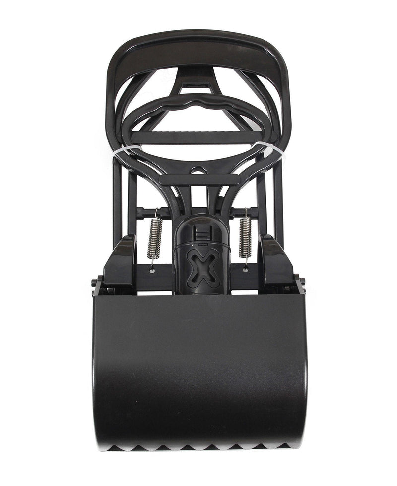 Pet Life ® Mini 'Squeeze-N-Scoop' Travel Collapsible Dog and Cat Kitty Litter Waste Pooper Scooper w/ Built-in Waste Bag Holder