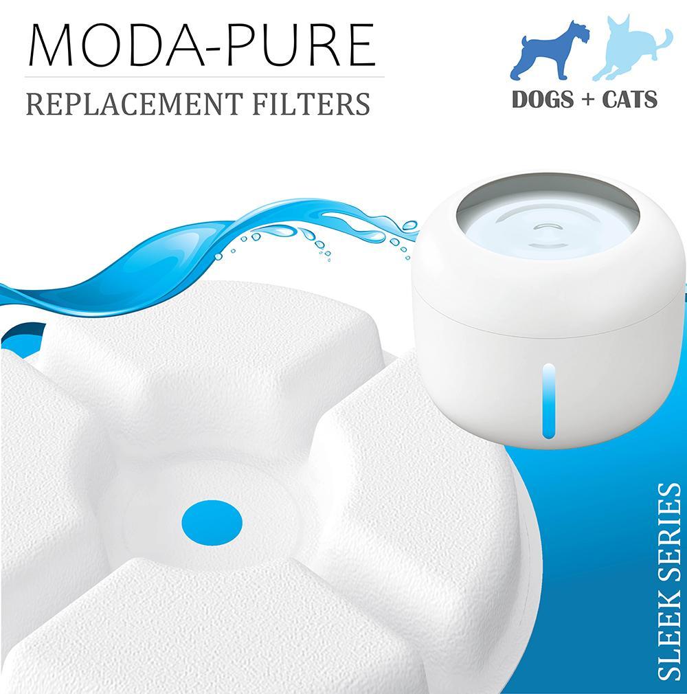 Pet Fountain Replacement Filters 3 Pack Moda-Pure 🐾