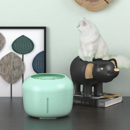 Ultra-Quiet Heirloom Water Fountain for Cats and Small Dogs