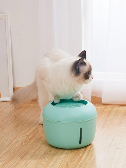 Ultra-Quiet Heirloom Water Fountain for Cats and Small Dogs
