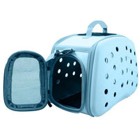 Pet Life ® 'Narrow Shelled' Perforated Lightweight Collapsible Military Grade Fashion Designer Travel Pet Dog Carrier Crate