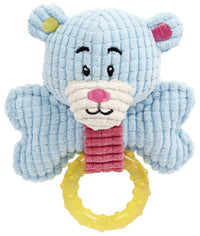 Pet Life ® 'Paci-Plush' Plush Squeaking and Rubber Teething