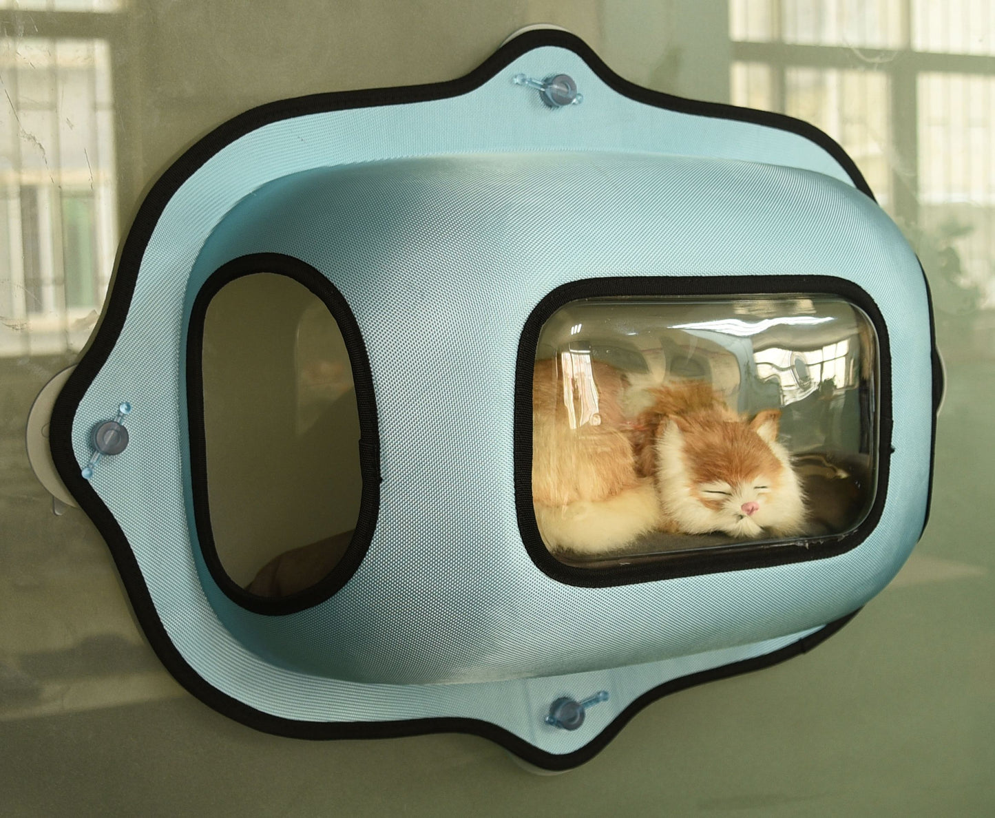 Purr-View Clear Window Cat Lounger with Heavy Duty Suction Cup