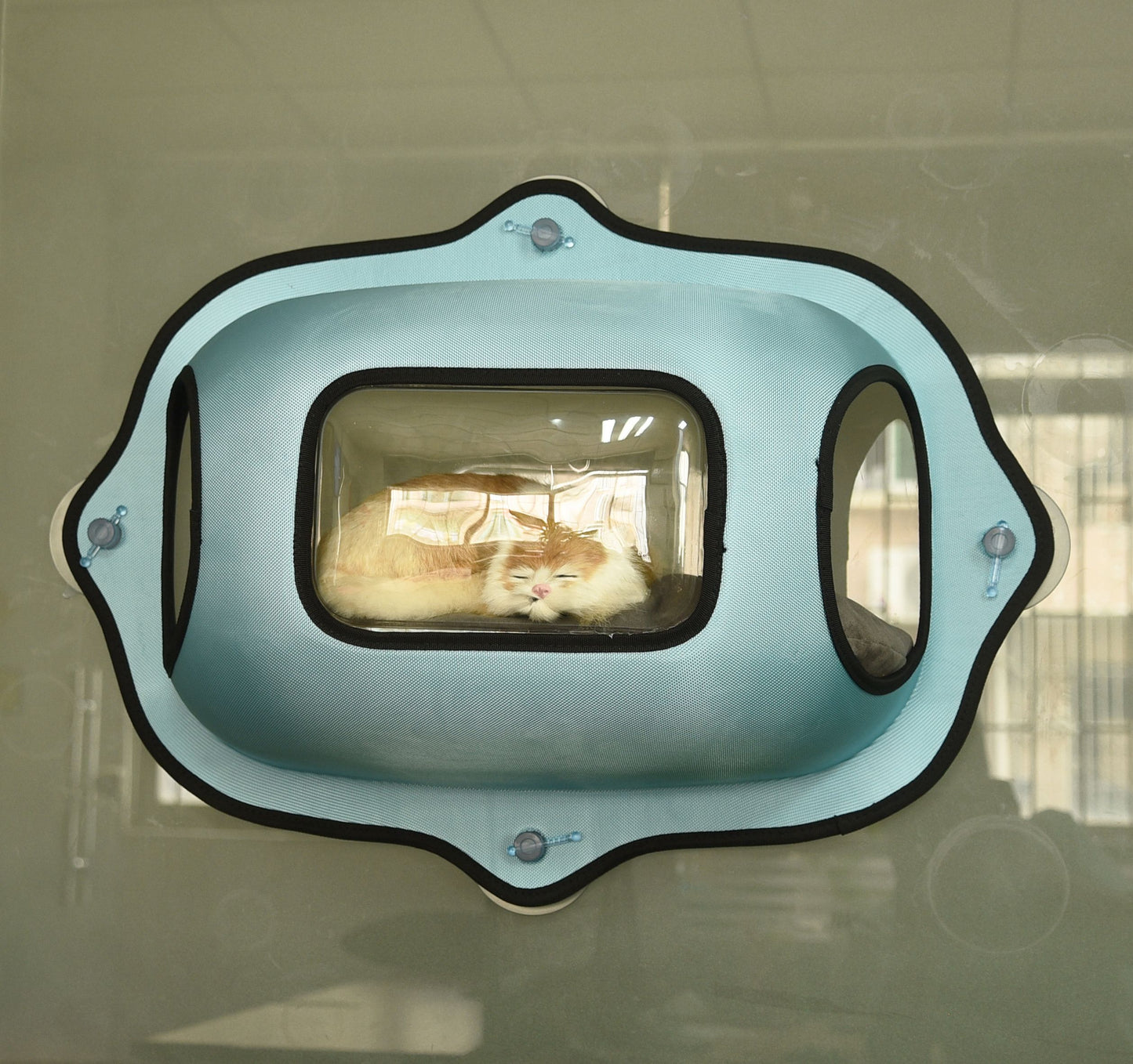 Purr-View Clear Window Cat Lounger with Heavy Duty Suction Cup