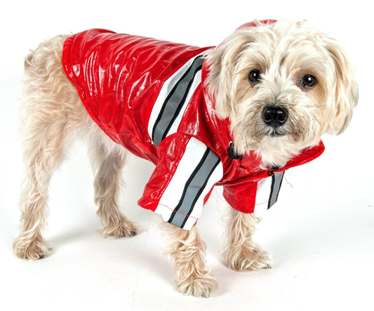 Dog Raincoat Reflective Waterproof Adjustable 0.4 Lbs Pet Life 🌧️