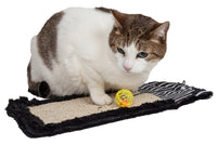 Pet Life ® 'Scrape-Away' Sisal and Jute Hanging Carpet Cat