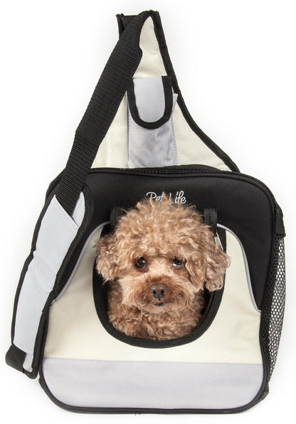 Pet Life Hands Free Nylon Mesh Single Strap Dog Carrier Bag