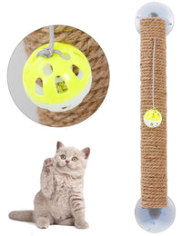 Pet Life ® 'Stick N' Claw' Sisal Rope and Toy Suction Cup