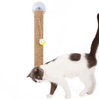 Pet Life ® 'Stick N' Claw' Sisal Rope and Toy Suction Cup