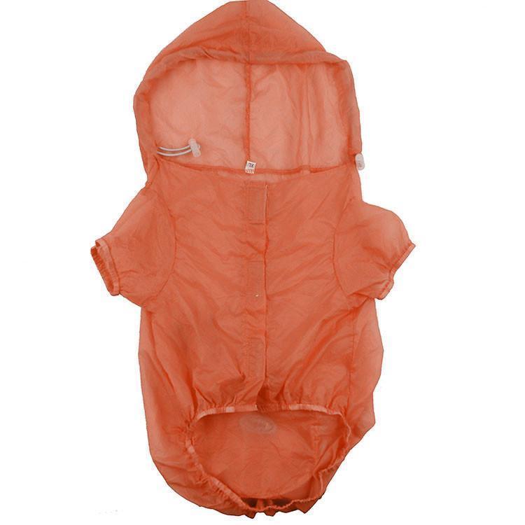 Pet Life ® 'Thunder Paw' Ultimate Waterproof Collapsible Multi-Adjustable Travel Dog Raincoat