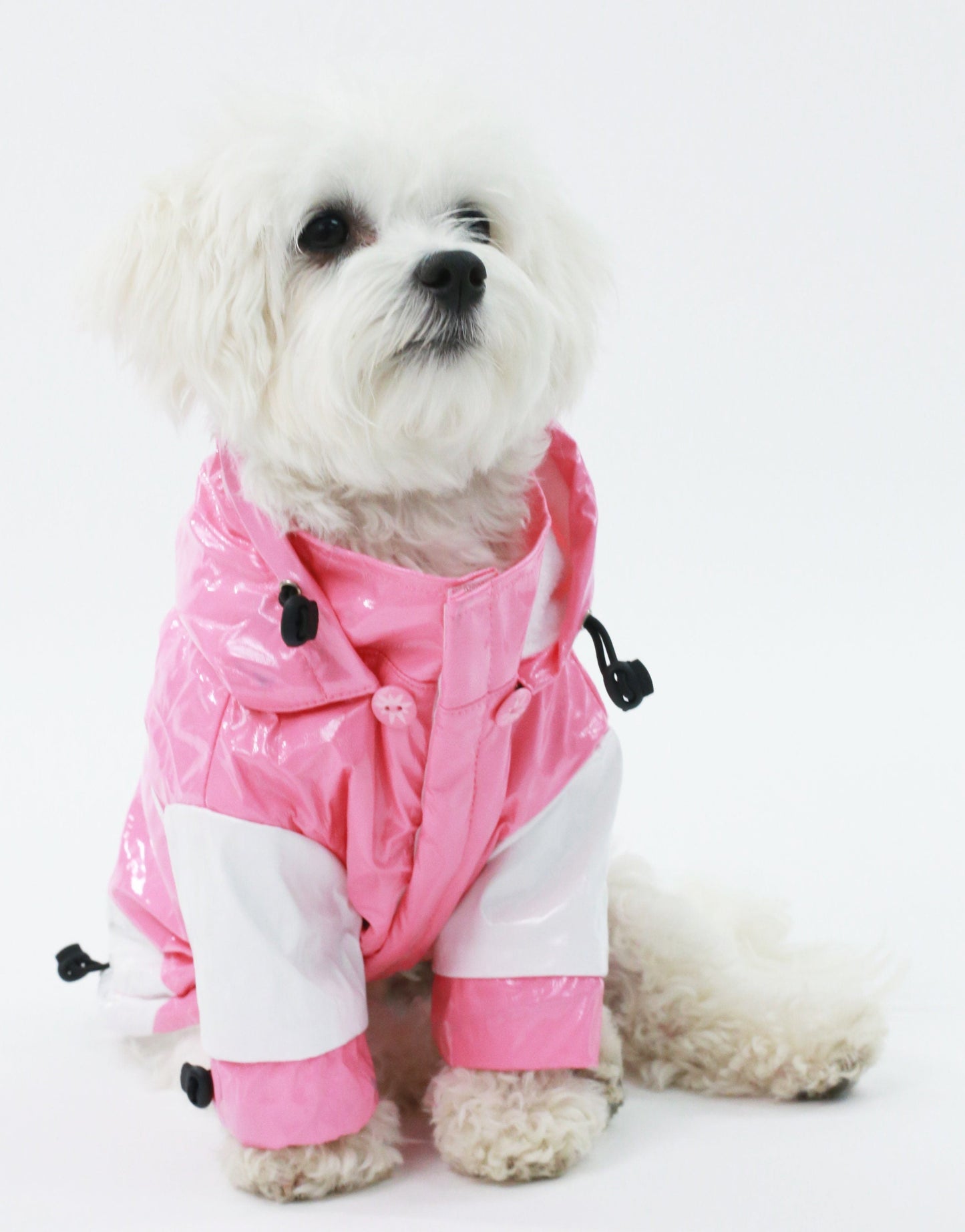 Dog Raincoat Waterproof Two-Tone Adjustable 0.35 Lbs Pet Life 🌧️
