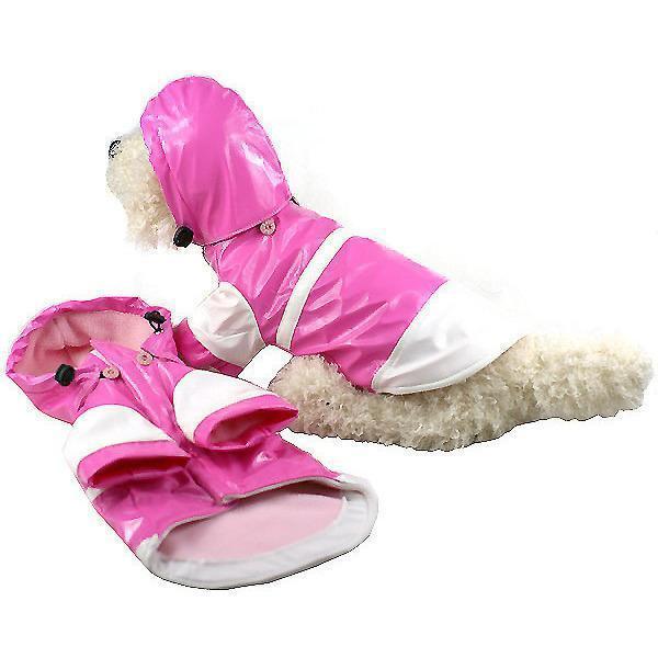 Dog Raincoat Waterproof Two-Tone Adjustable 0.35 Lbs Pet Life 🌧️
