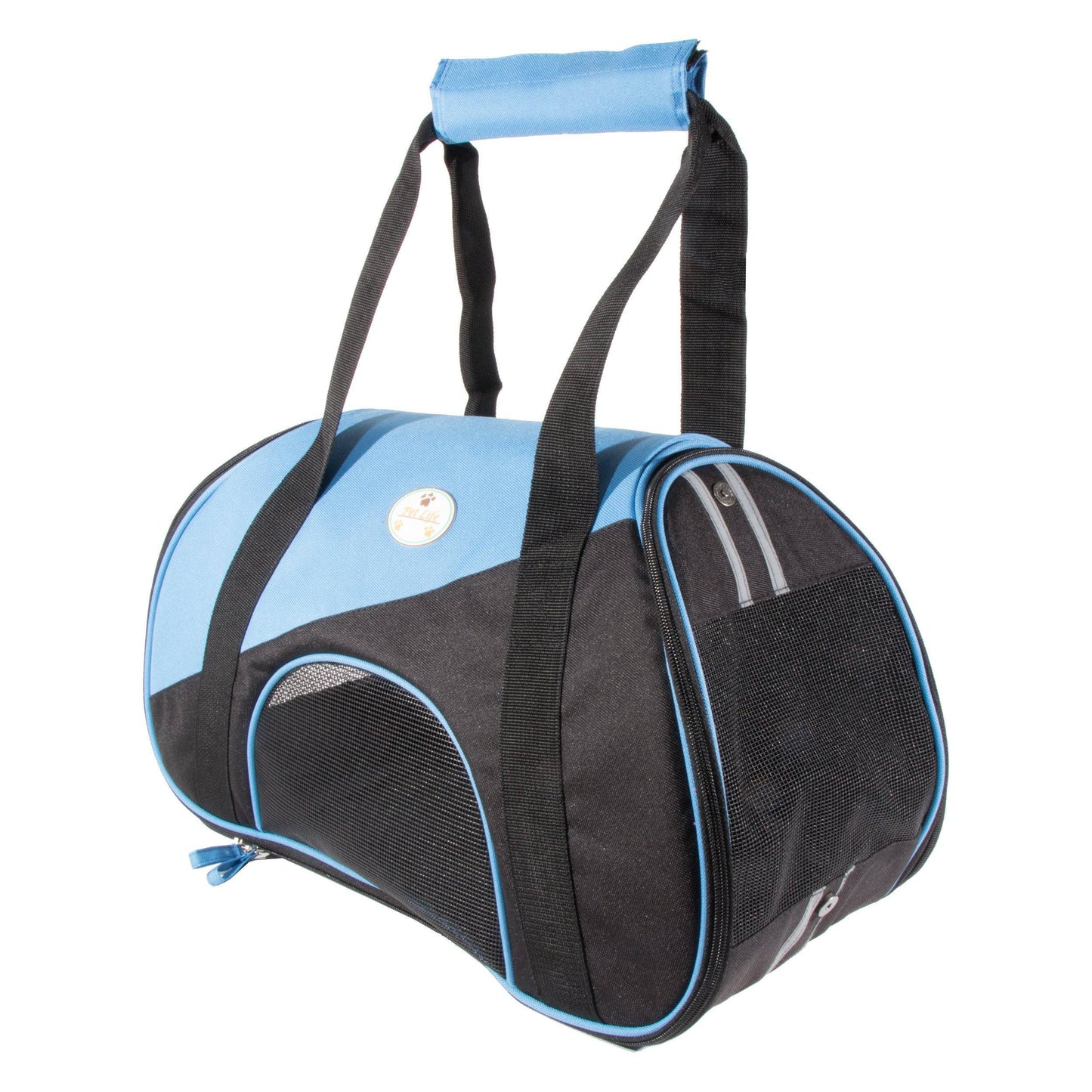 Pet Life ® 'Zip-N-Go' Airline Approved Contoured Fashion Designer Pet Dog Carrier