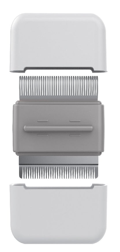 Premium Dual Action Travel Underrake and Steel Grooming Comb