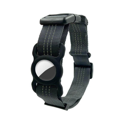 Purrfect Pet Kingdom black adjustable pet location tracker for dogs collar with GPS feature