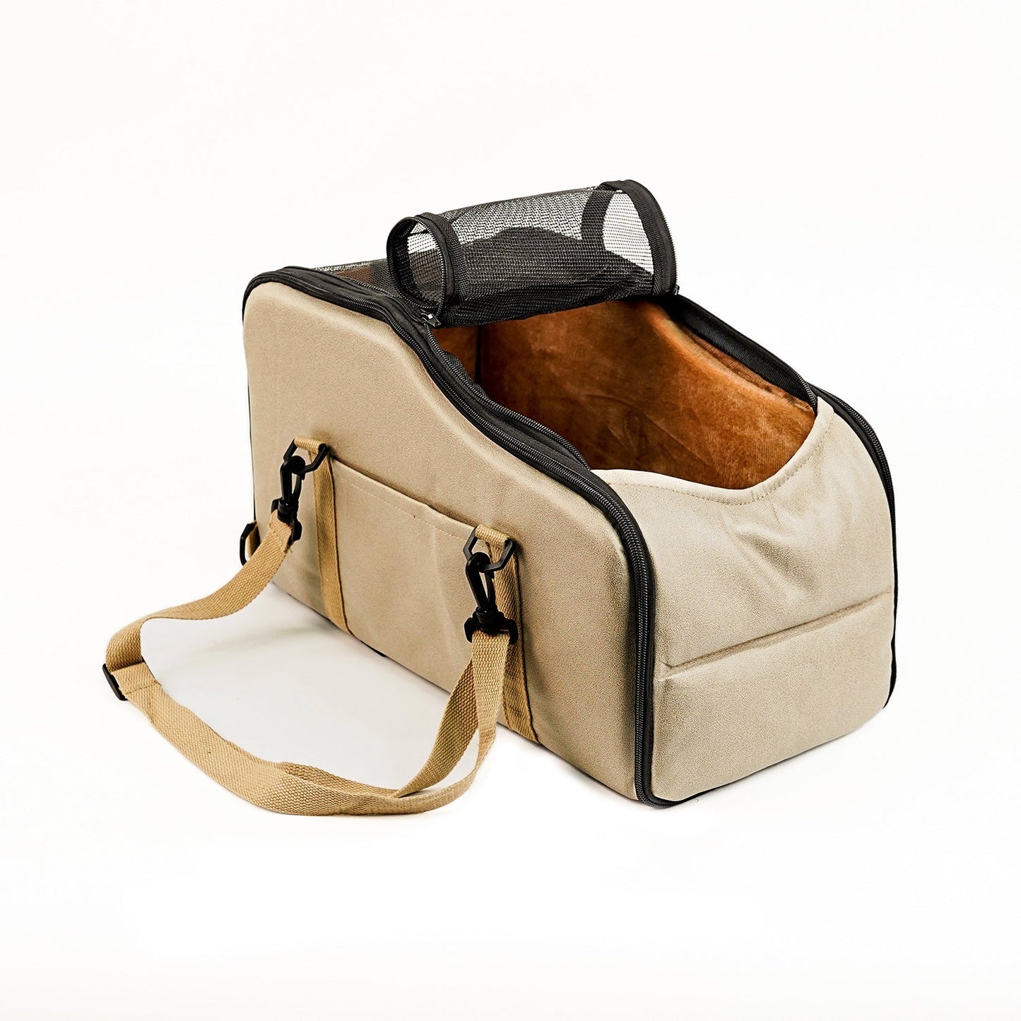 V.I.P Digital Presence pet safety seat for car designed for secure travel with pets