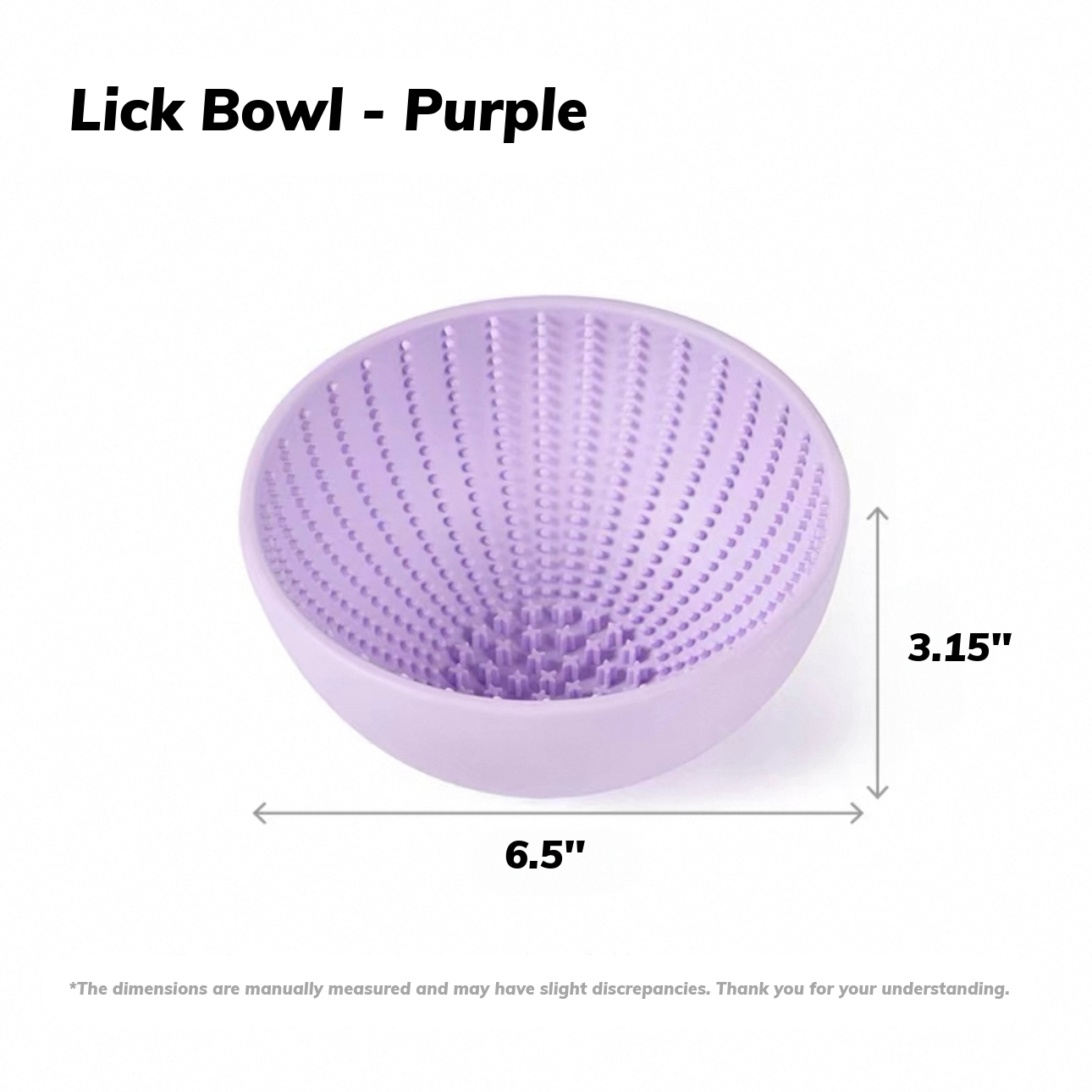 MangoPets Purple Dog Lick Mat for effective slow feeding; ideal for dog enrichment and enjoyment