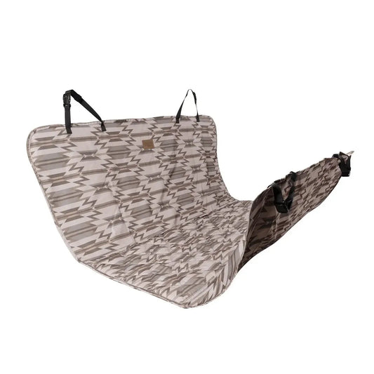 K9 Outdoors backseat barrier pet travel hammock for cars in a stylish design for pet safety