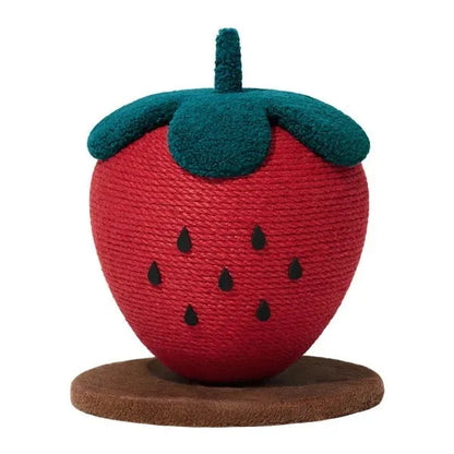 Pet Zen - All-in-one Vertical Strawberry Cat Scratch Ball - 0