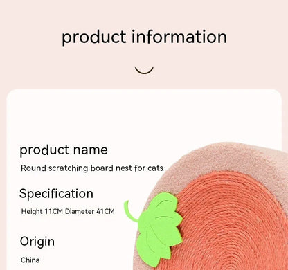 Pet Zen - Anti-chip Wear-resistant Protection Sisal Cat Scratch Board Nest - 0