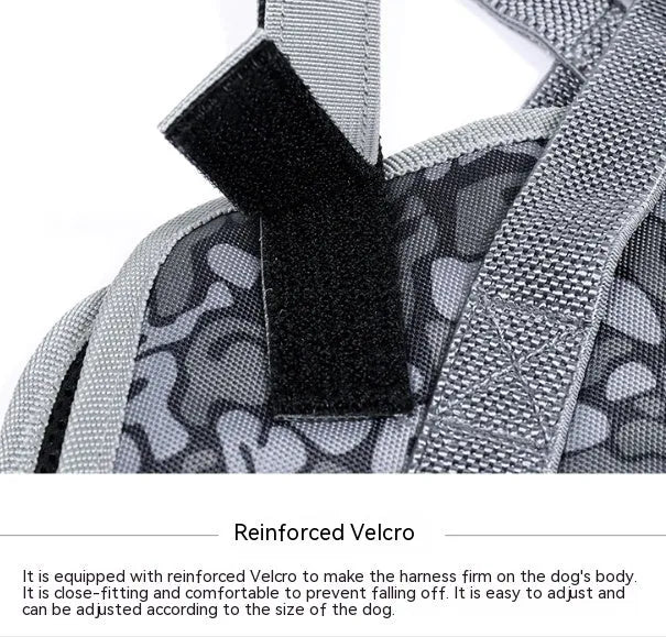 Pet Zen - Anti-large Dog Explosion Punch Dog Chest Strap Medium Hand - 0