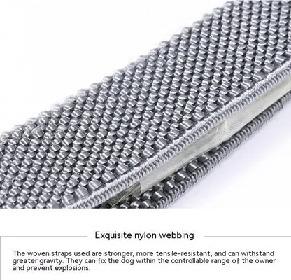 Pet Zen - Anti-large Dog Explosion Punch Dog Chest Strap Medium Hand Holding Rope - 0