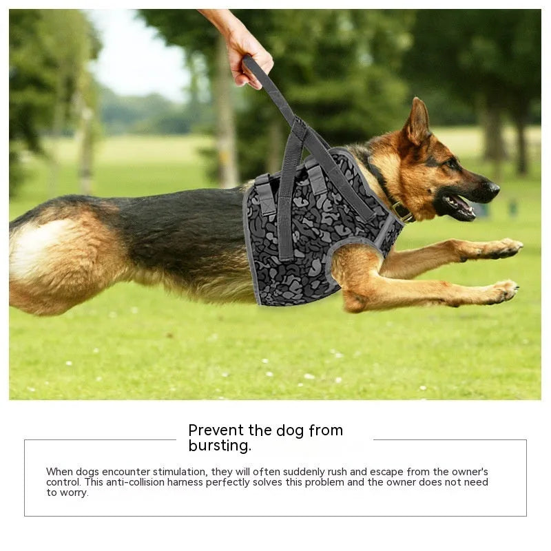 Pet Zen - Anti-large Dog Explosion Punch Dog Chest Strap Medium Hand - 0
