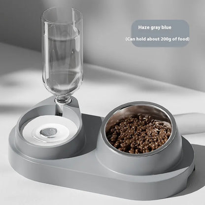 Pet Zen - Automatic Drinking Water Oblique Mouthed Cat Bowl - Bowls
