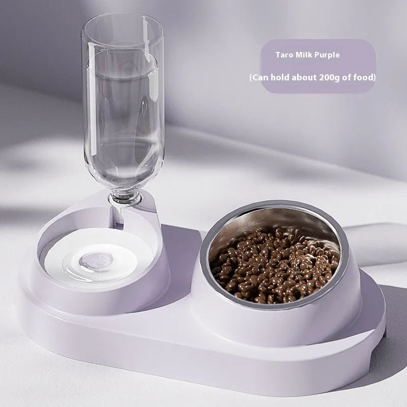 Pet Zen - Automatic Drinking Water Oblique Mouthed Cat Bowl - Bowls