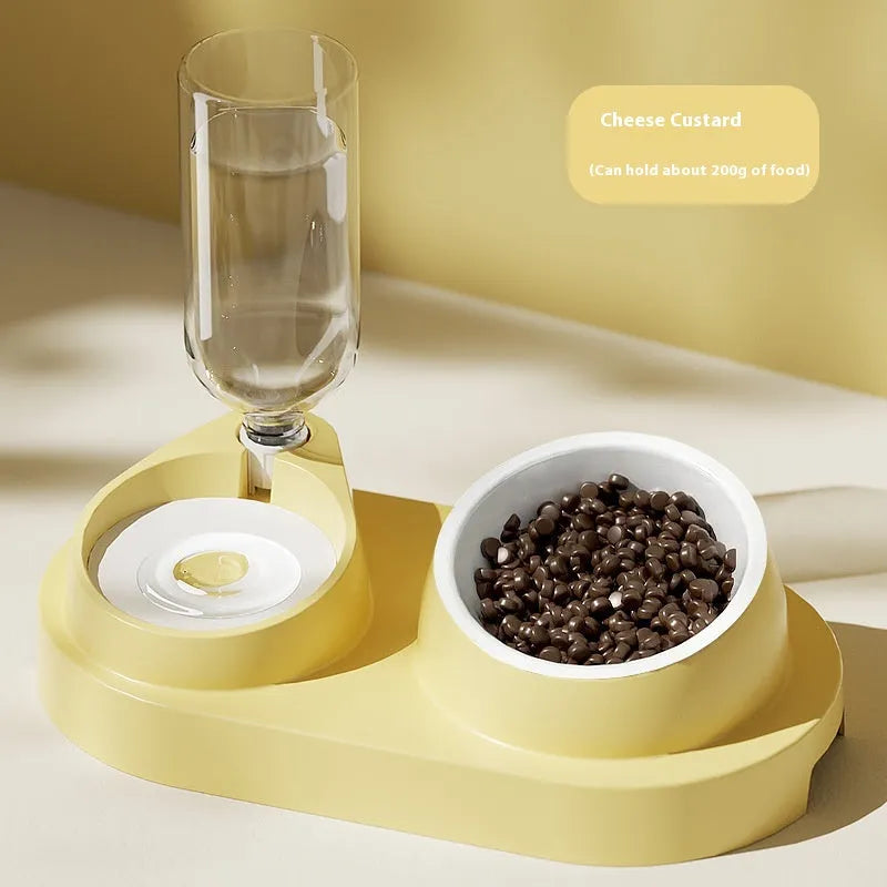 Pet Zen - Automatic Drinking Water Oblique Mouthed Cat Bowl - Bowls