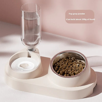 Pet Zen - Automatic Drinking Water Oblique Mouthed Cat Bowl - 0