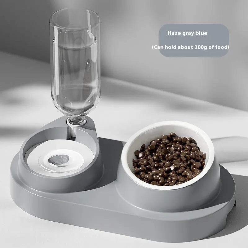 Pet Zen - Automatic Drinking Water Oblique Mouthed Cat Bowl - Bowls