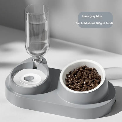 Pet Zen - Automatic Drinking Water Oblique Mouthed Cat Bowl - Bowls