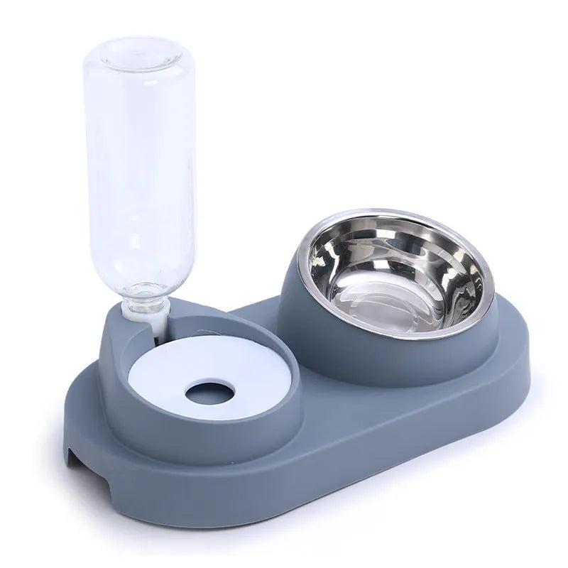 Pet Zen - Automatic Drinking Water Oblique Mouthed Cat Bowl - Bowls
