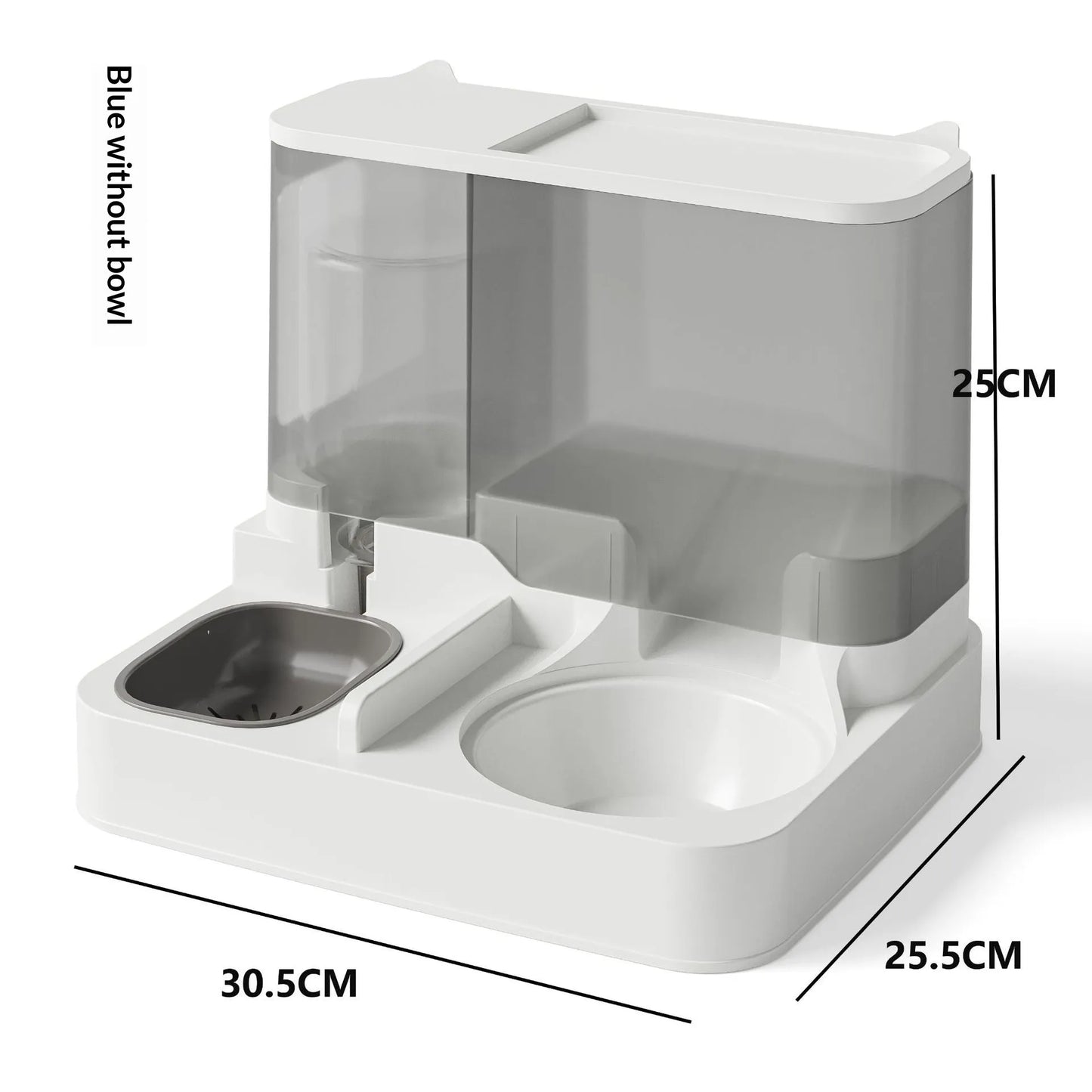 Pet Zen - Automatic Feeder And Water Fountain Combo Cat Food Bowl - 0