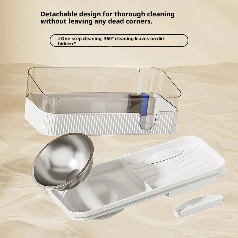 Pet Zen - Automatic Filtration And Circulation Large-capacity Cat Feeding And Drinking Water Dispenser - Auto Feeders