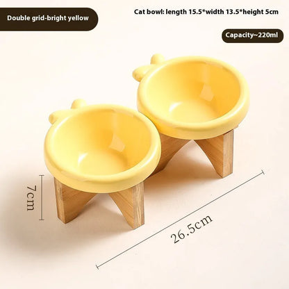 Pet Zen - Cat Bowl Cat Ceramic Dog Drinking Water - 0