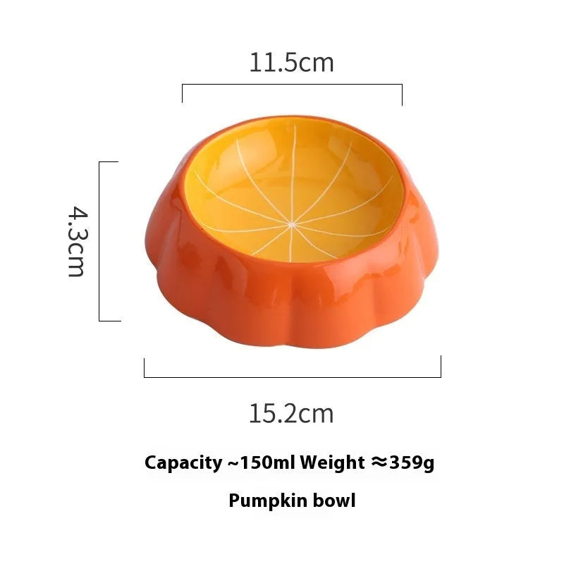Pet Zen - Cat Bowl Ceramic Drinking Water Non-slip Anti-tumble - Bowls