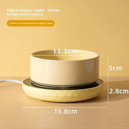 Pet Zen - Cat Bowl Ceramic Heating Constant Temperature Cat Water Bowl - 0