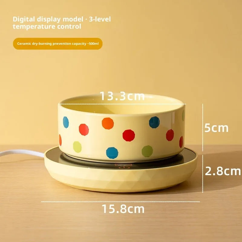 Pet Zen - Cat Bowl Ceramic Heating Constant Temperature Cat Water Bowl - 0