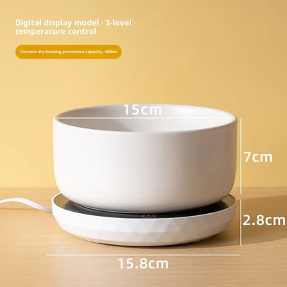 Pet Zen - Cat Bowl Ceramic Heating Constant Temperature Cat Water Bowl - 0