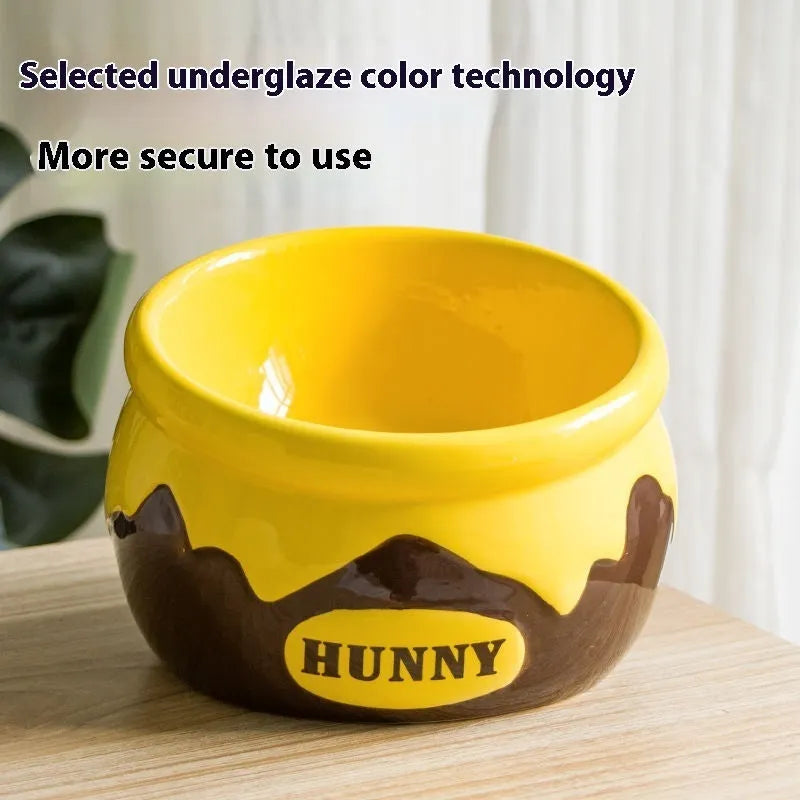 Pet Zen - Cat Bowl Food Basin Ceramic Dog Bowl High Foot Oblique Mouth - 0